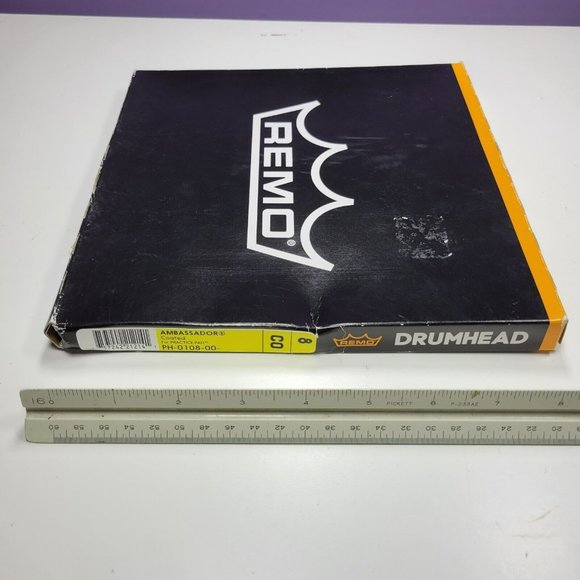 Remo 8" Coated Ambassador for Practice Pad Drum Head White - Picture 6 of 7